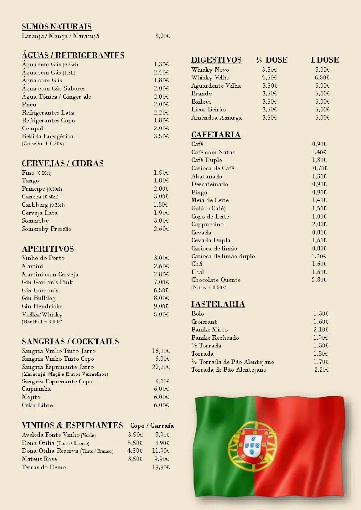 Menu_Barra Mar's - Snacks_Esmoriz_immagine_1