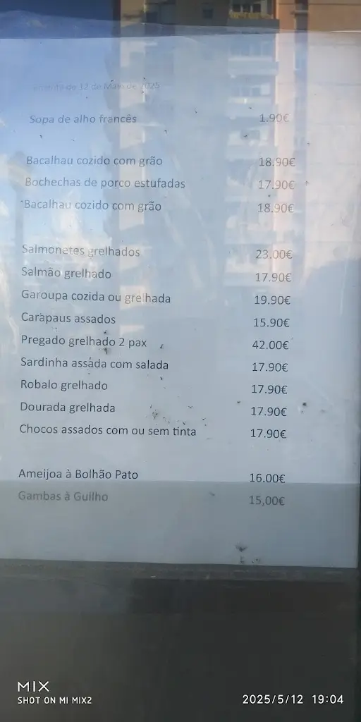 Menu_O Beiral_Santa Maria dos Olivais_immagine_1