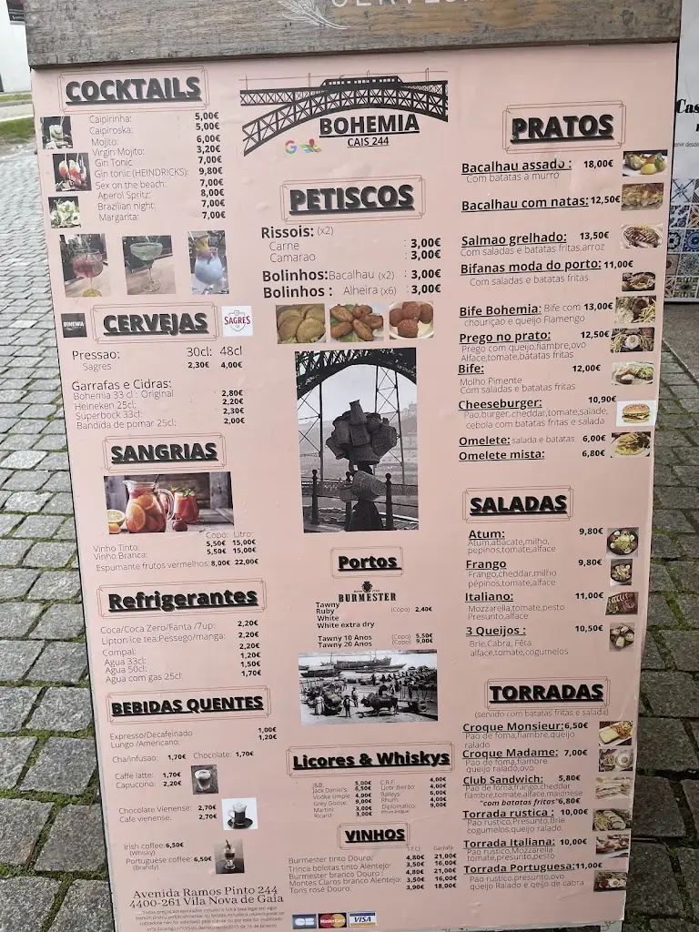 Menu_BOHEMIA CAIS 244_Santa Marinha_immagine_2