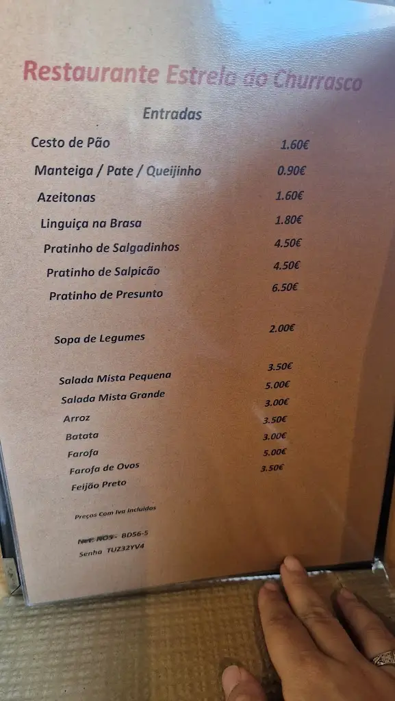 Menü_Estrela do Churrasco_Santa Marinha_Bild_1