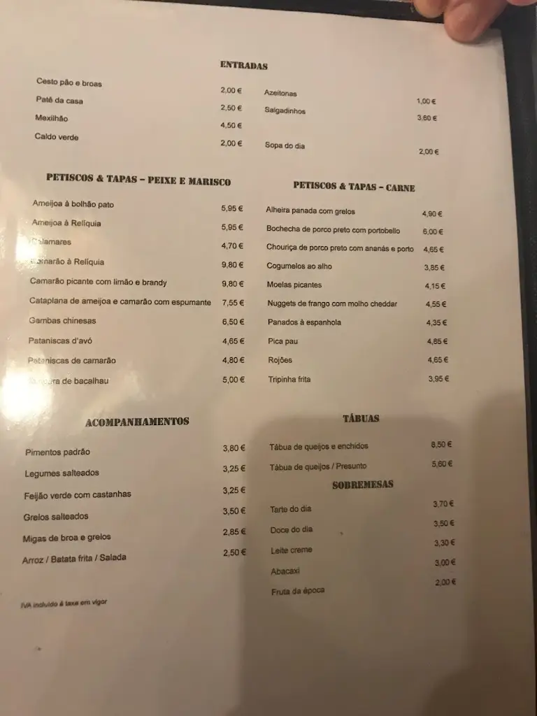 Menu_Relíquia_São João_imagen_4