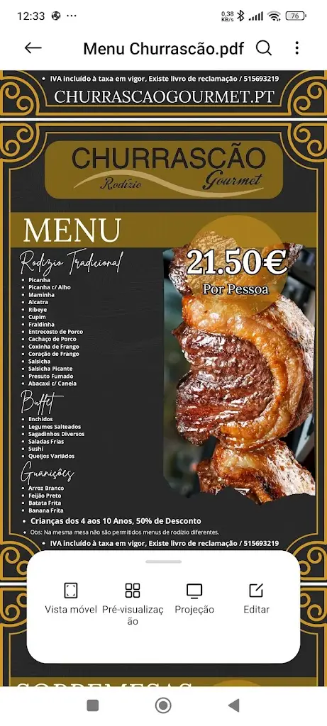 Menu_Churrascão Rodizio Gourmet_São João da Talha_image_2