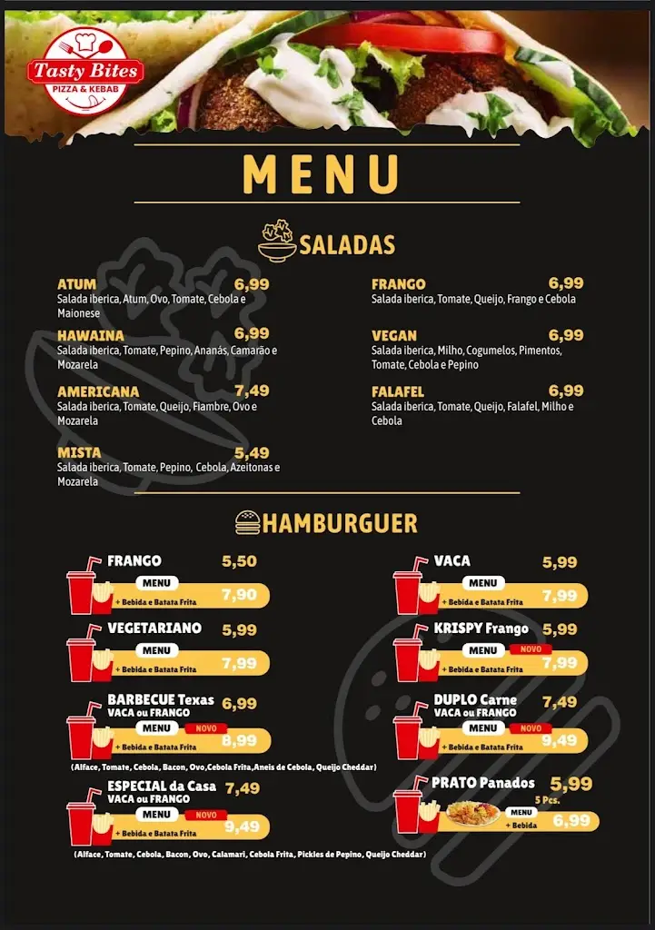 Menu_Tasty Bites Pizza & Kebab_Lourosa_image_2