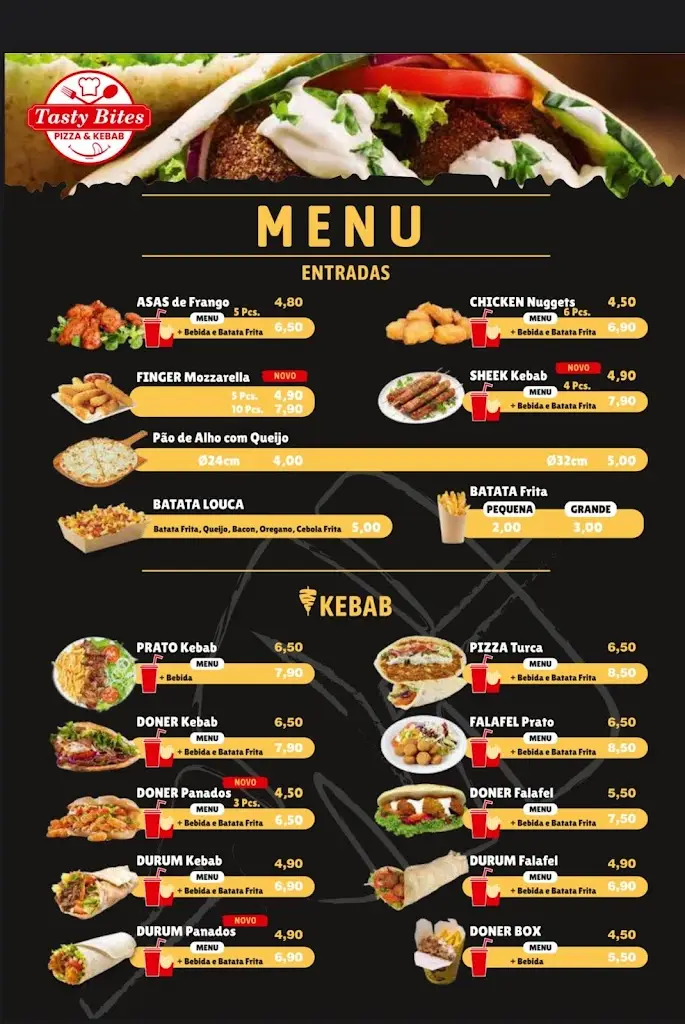 Menu_Tasty Bites Pizza & Kebab_Lourosa_image_3