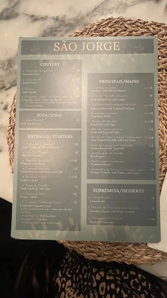 Menu_São Jorge_São Jorge de Arroios_immagine_4