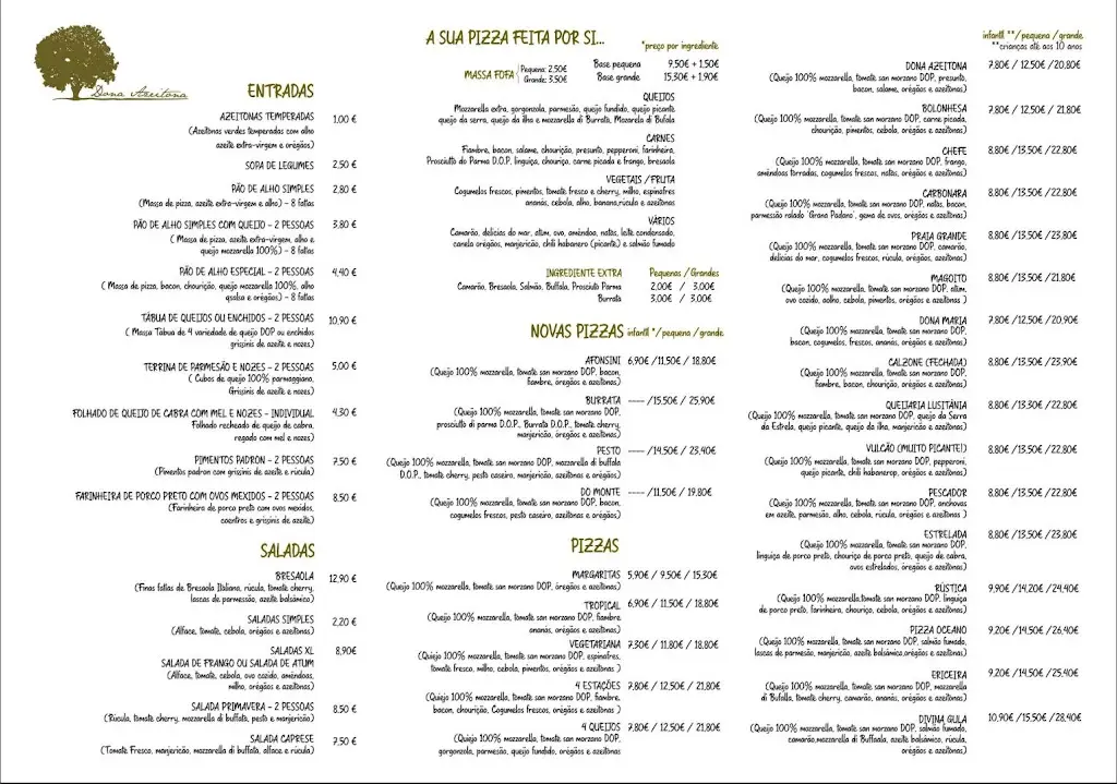 Menu_Dona Azeitona_São João das Lampas_immagine_2