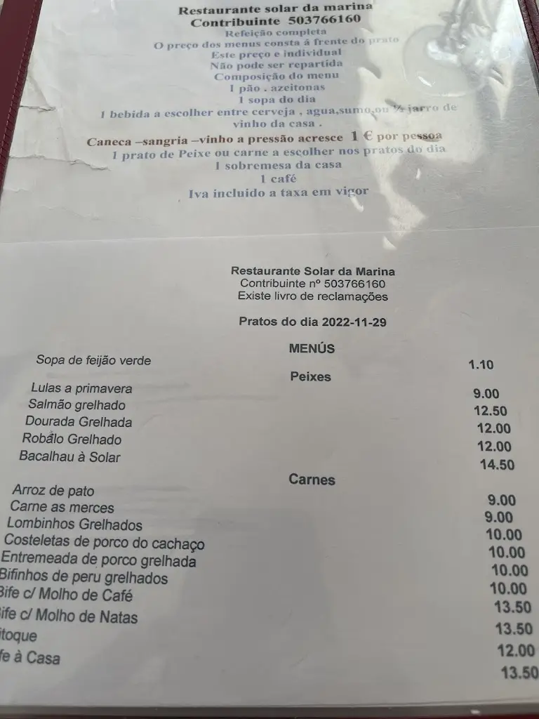 Menu_Solar da Marina_São João das Lampas_image_1
