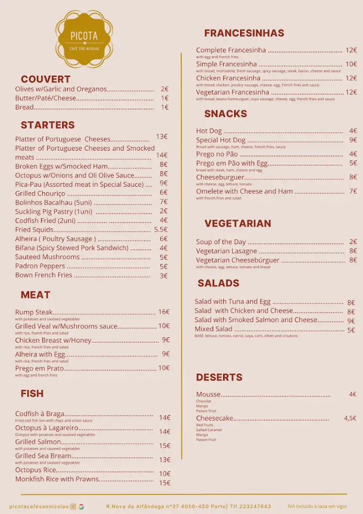 Menu_Picota-Café São Nicolau_São Nicolau_imagen_1