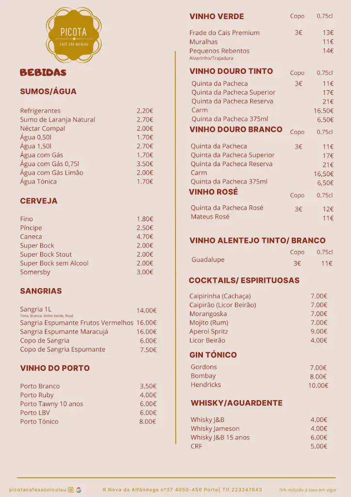 Menu_Picota-Café São Nicolau_São Nicolau_imagen_2