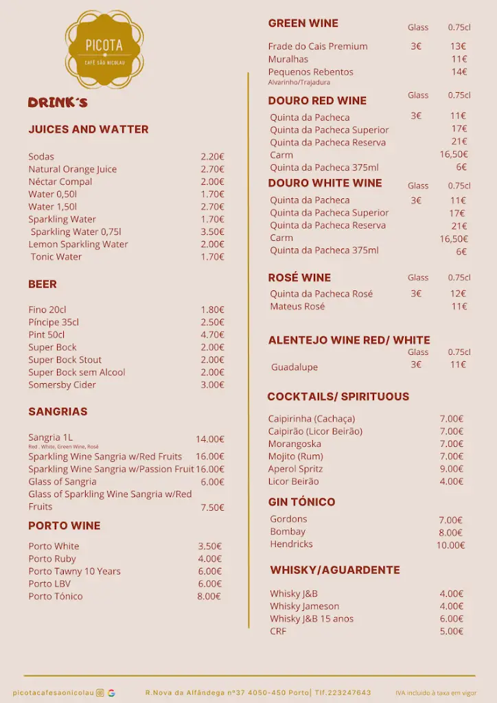 Menu_Picota-Café São Nicolau_São Nicolau_imagen_4