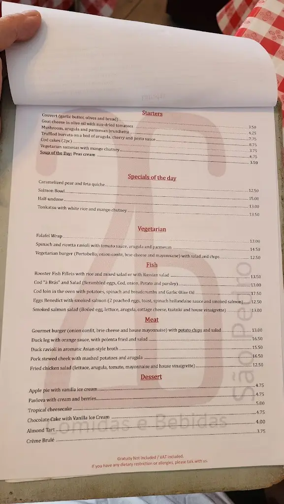 Menü_São Pedro 26_São Pedro de Penaferrim_Bild_1