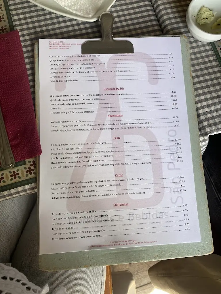 Menü_São Pedro 26_São Pedro de Penaferrim_Bild_3