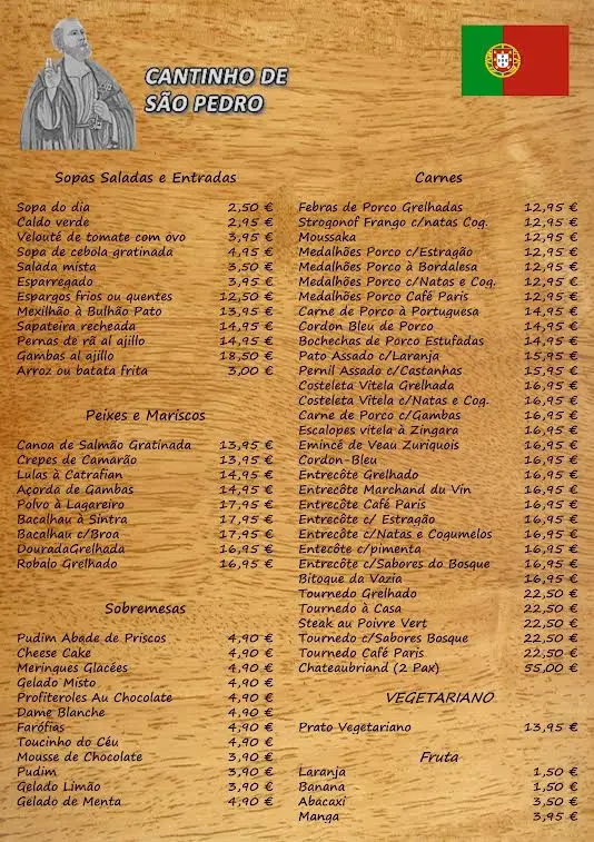 Menu_Cantinho de São Pedro_São Pedro de Penaferrim_immagine_1