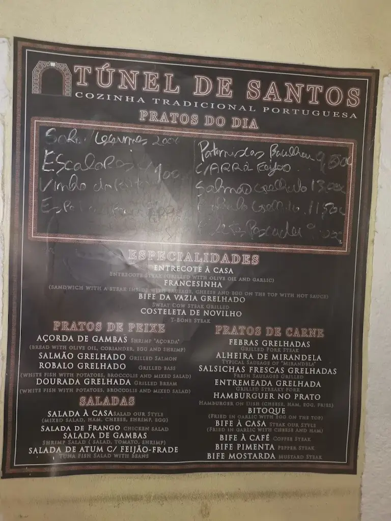 Menu_Túnel de Santos_Santos-o-Velho_immagine_1