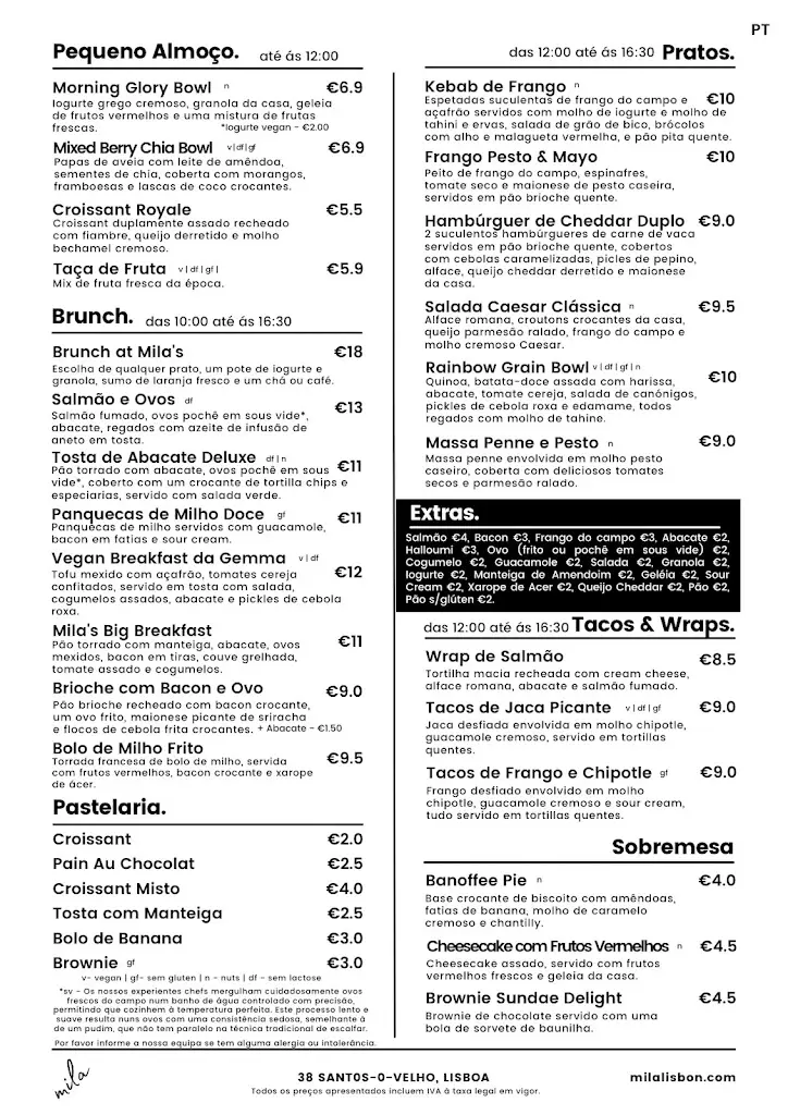 Menu_Mila - Santos - Specialty Coffee, Brunch & Salad Bar_Santos-o-Velho_immagine_3