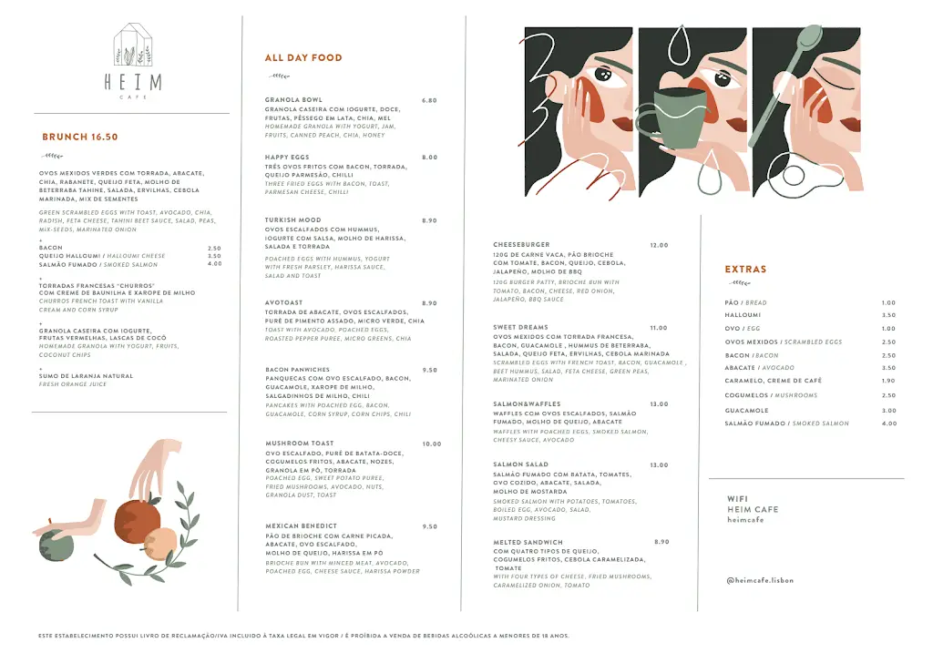 Menü_Heim Cafe Santos_Santos-o-Velho_Bild_4