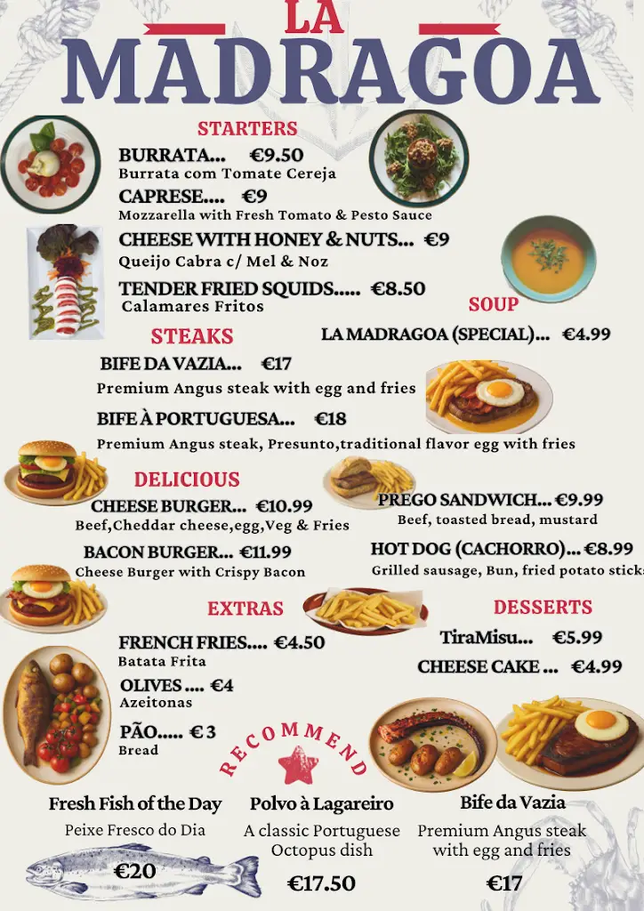 Menu_Lá Madragoa Restaurant_Santos-o-Velho_imagen_2