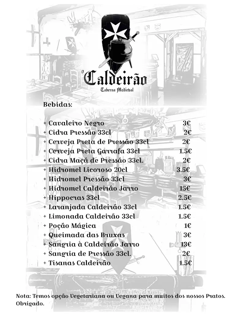 Menu_Taberna Medieval O Caldeirão_São Mamede_immagine_3