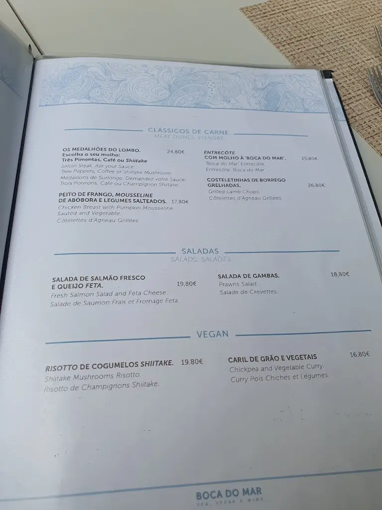 Menu_Restaurante Boca do Mar_São Martinho_immagine_1