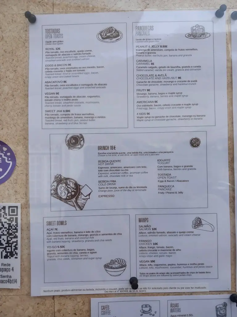 Menu_Espaço 4 Brunch & Tapas_São Martinho_immagine_2