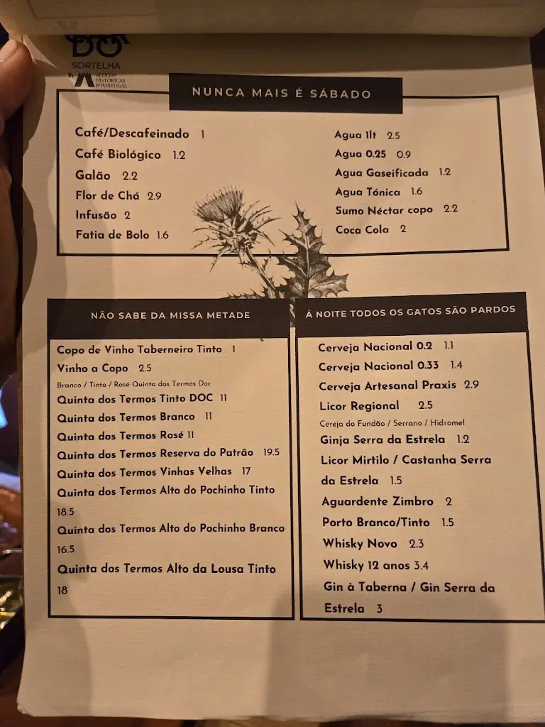 Menu_Cardo Taberna & Mercearia - Sortelha By Aldeias Históricas de Portugal_Sortelha_immagine_1