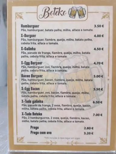 Menu_Café restaurante Boteko_São Pedro da Cadeira_image_1