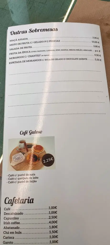 Menu_Ponto Final_São Pedro da Cadeira_immagine_1