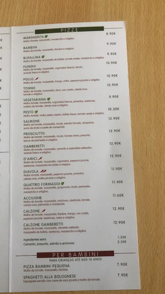 Menu_D'amici_São Domingos de Rana_immagine_1