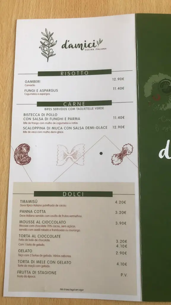 Menu_D'amici_São Domingos de Rana_immagine_3