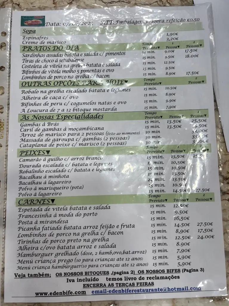 Menu_Eden Bife_Venda do Pinheiro_imagen_1