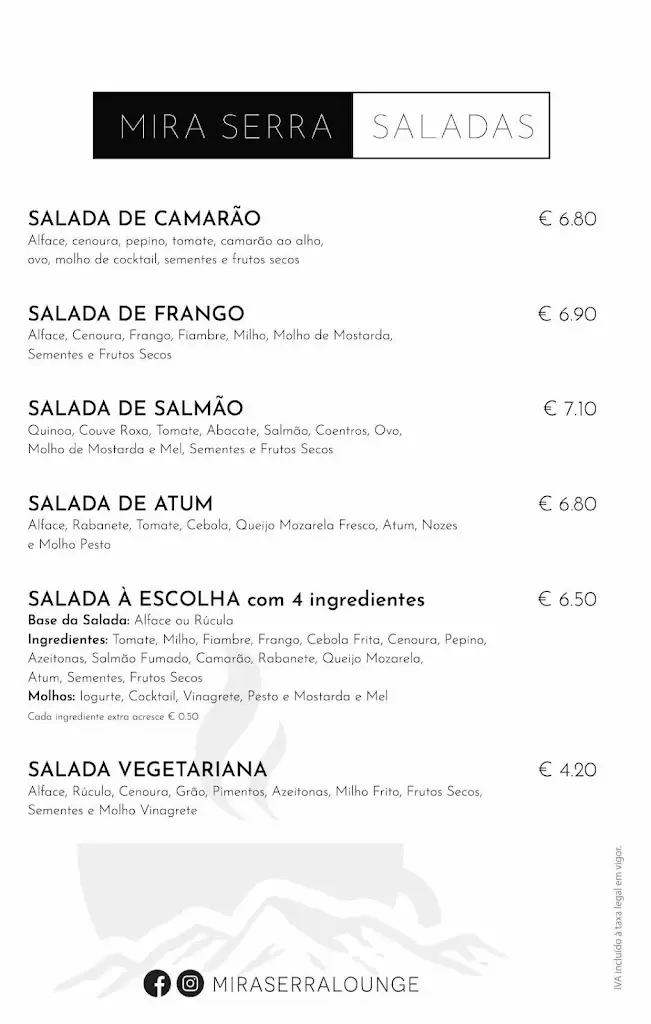 Menu_Mira Serra Lounge_Vila Cortês da Serra_immagine_3