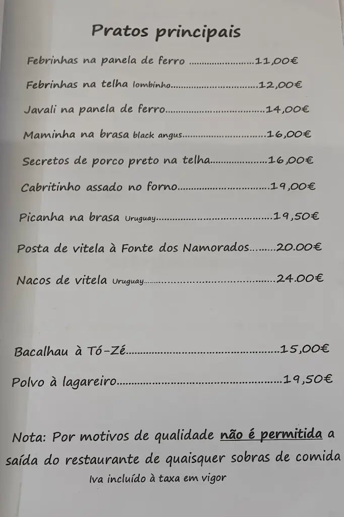 Menu_Quinta Fonte dos Namorados_Vila Cortês da Serra_immagine_1