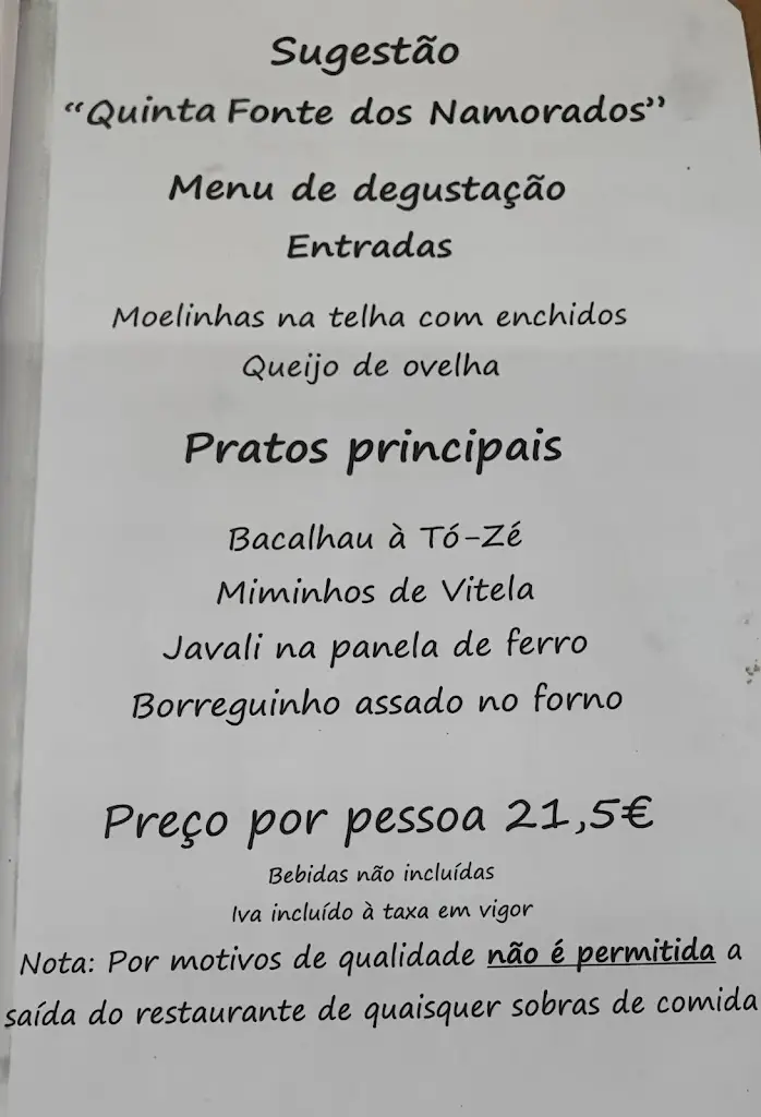 Menu_Quinta Fonte dos Namorados_Vila Cortês da Serra_immagine_2