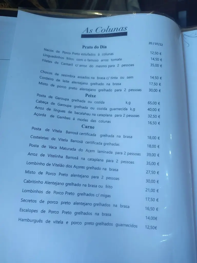 Menu_As Colunas_Venda Nova_immagine_1