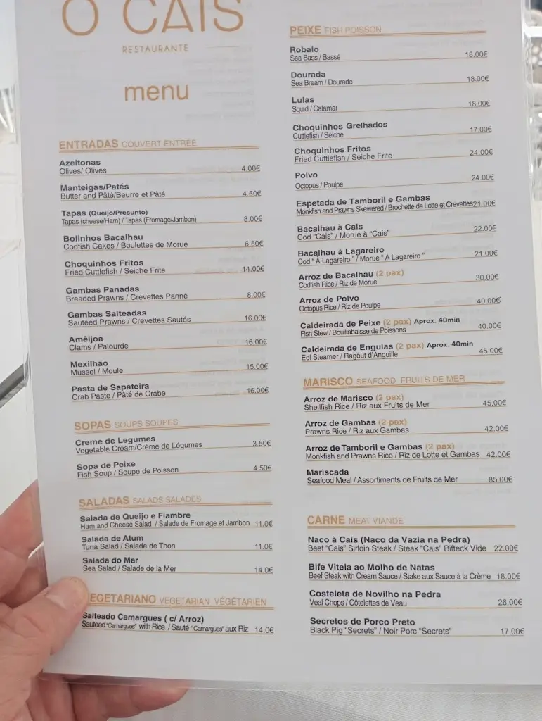 Menu_Restaurante O Cais_Gafanha da Encarnação_image_1