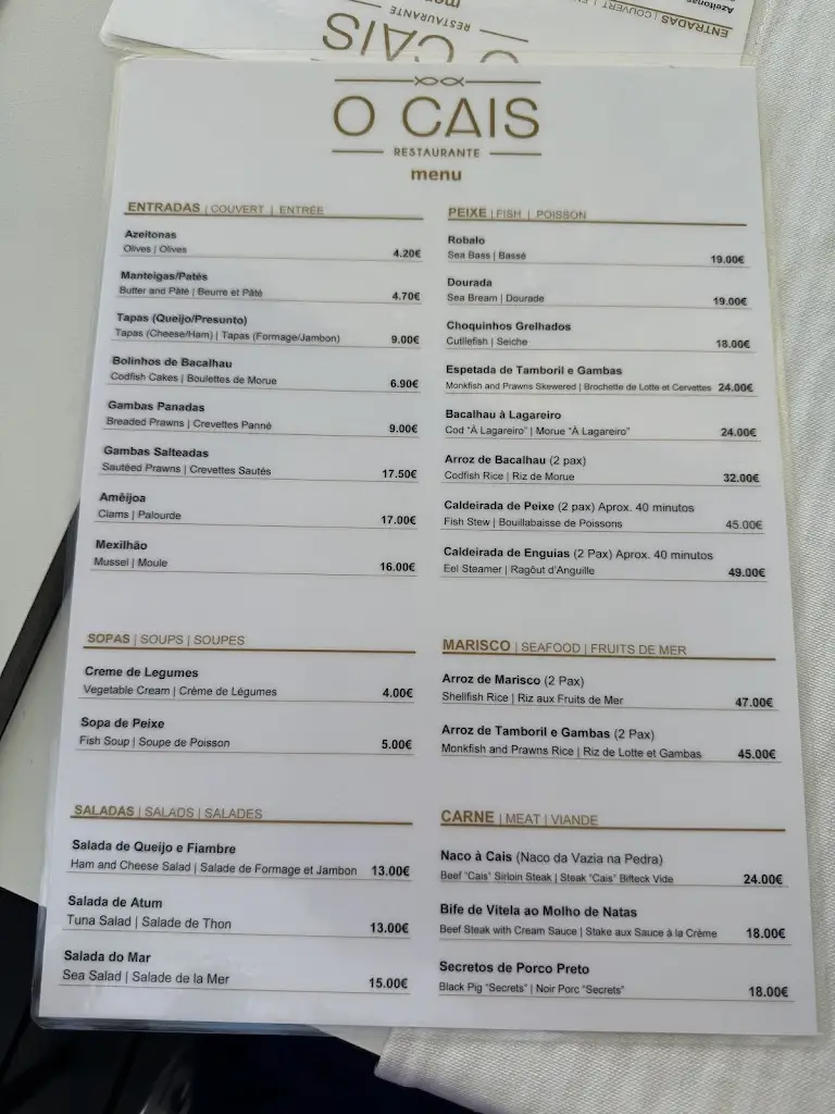 Menu_Restaurante O Cais_Gafanha da Encarnação_image_2