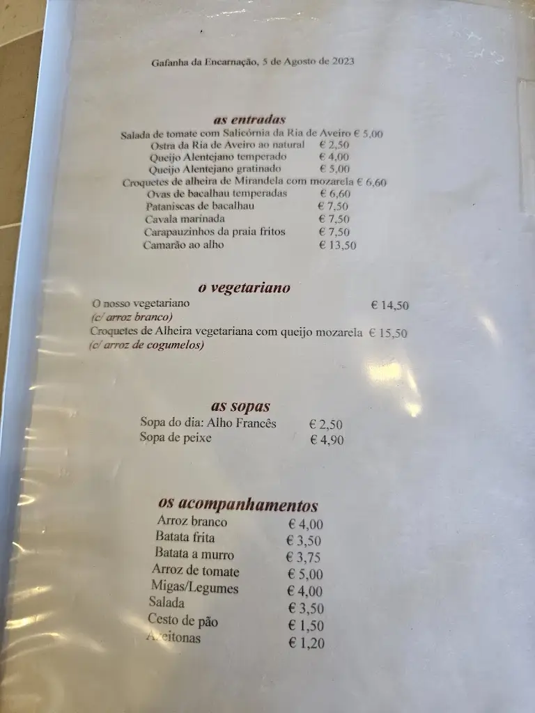 Menu_O Gafanhoto_Gafanha da Encarnação_immagine_4