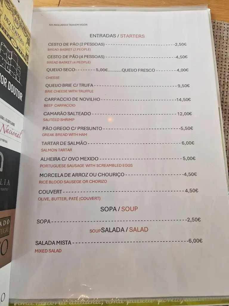 Menu_Restaurante Chesery_Alvaiázere_immagine_2