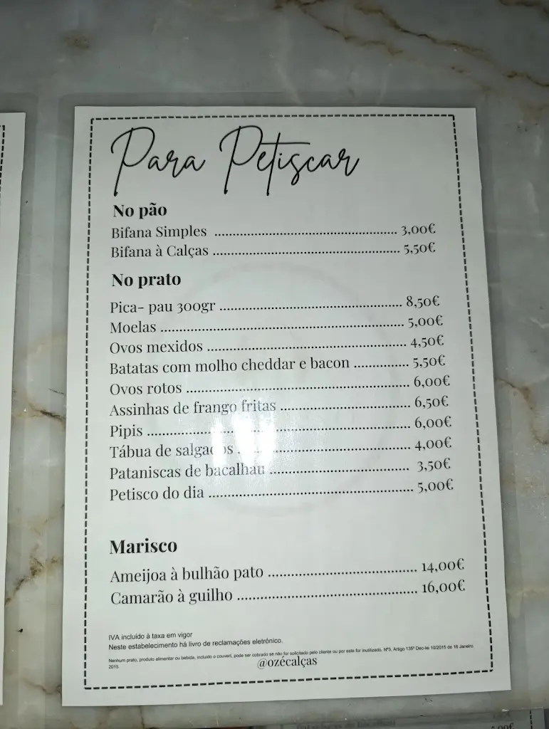 Menu_O Zé Calças_Caranguejeira_image_2