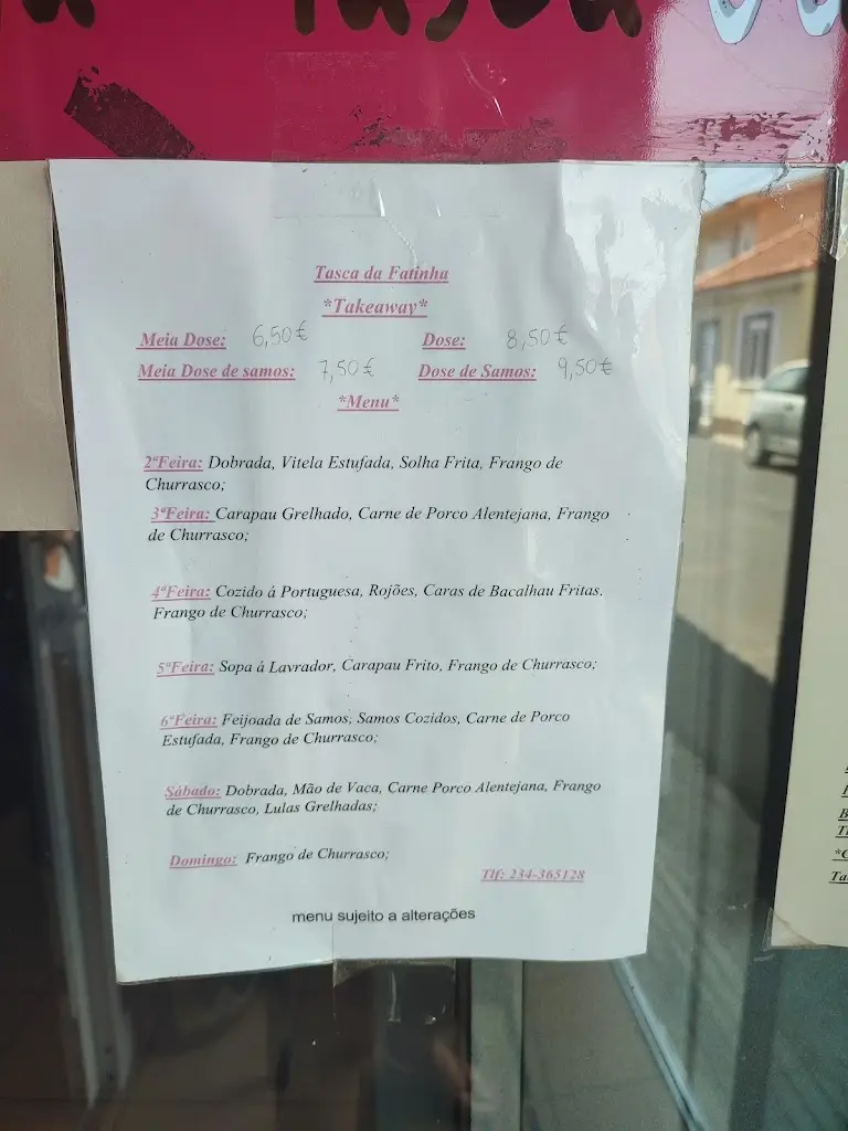Menu_Tasca da Fatinha_Gafanha da Encarnação_imagen_1