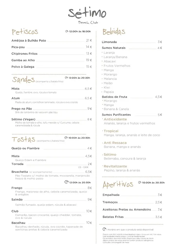 Menu_Restaurante Sétimo Beach Club_Gafanha da Encarnação_image_2