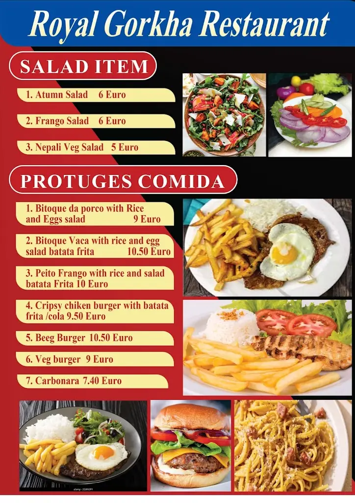 Menu_Royal Gurkha Restaurant & Bar_Caldas da Rainha_imagen_1