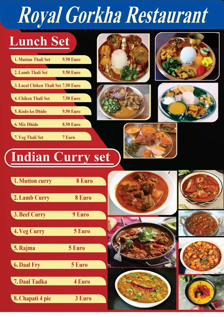 Menu_Royal Gurkha Restaurant & Bar_Caldas da Rainha_imagen_3