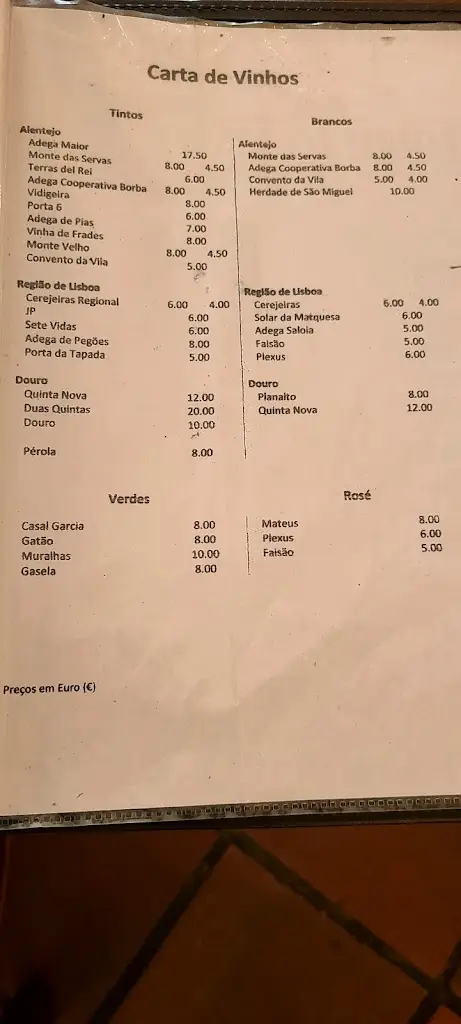 Menu_Paraíso do Coto_Caldas da Rainha_immagine_1