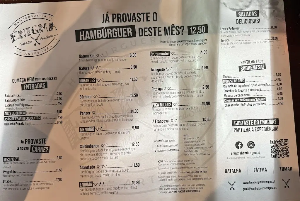 Menu_Enigma - Hamburgueria Artesanal - Batalha_Batalha_image_2