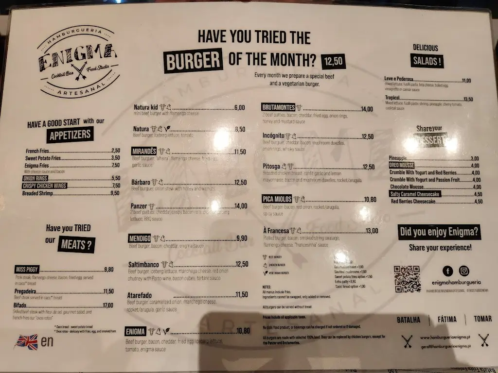 Menu_Enigma - Hamburgueria Artesanal - Batalha_Batalha_image_3