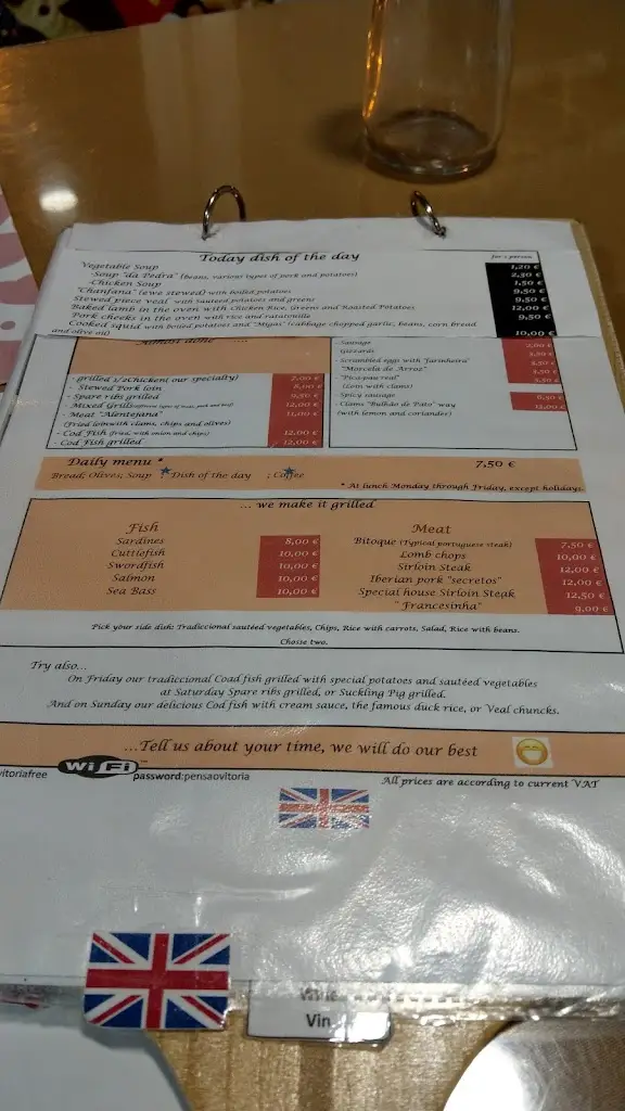 Menu_Restaurante Churrasqueria Vitoria_Batalha_imagen_3
