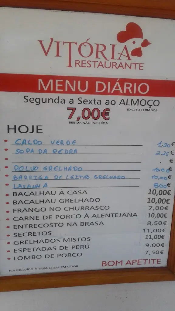 Menu_Restaurante Churrasqueria Vitoria_Batalha_imagen_4