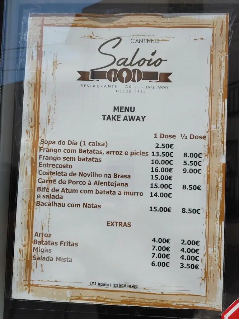 Menu_Restaurante O Cantinho Saloio_Ferrel_immagine_1