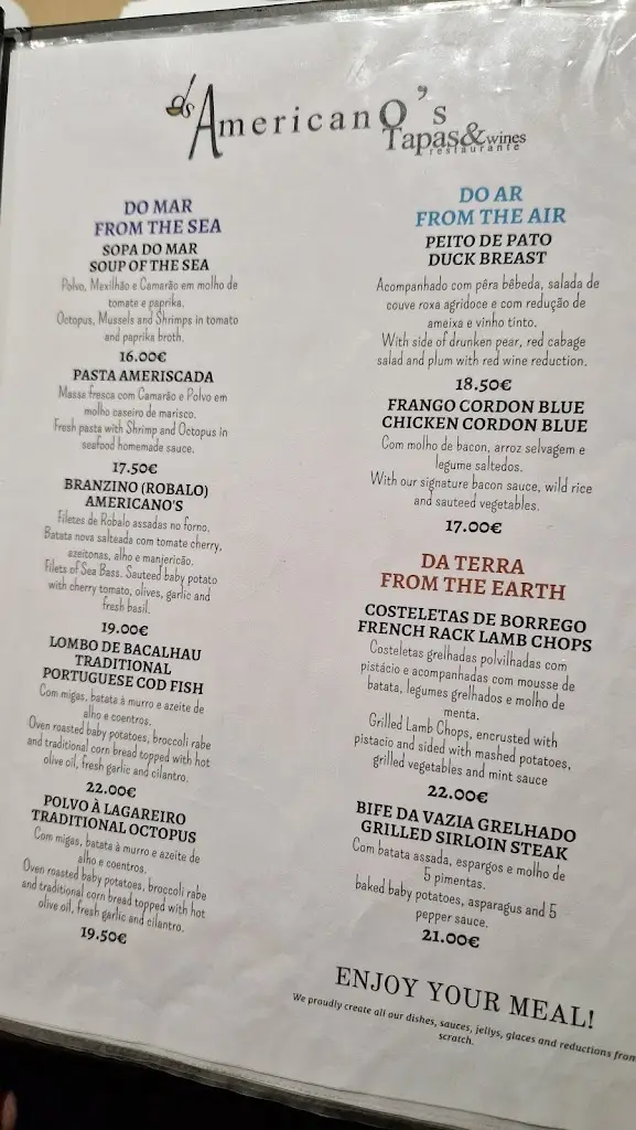 Menu_oS aMericanO's_Atouguia da Baleia_image_1